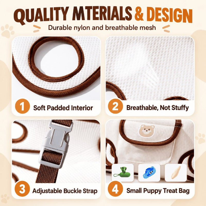 EasyGo Crossbody Pet Carrier Harness
