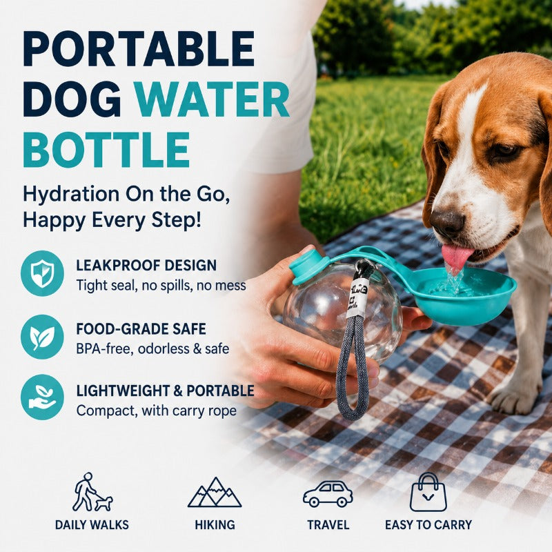 Dual-Purpose Pet Travel Bottle