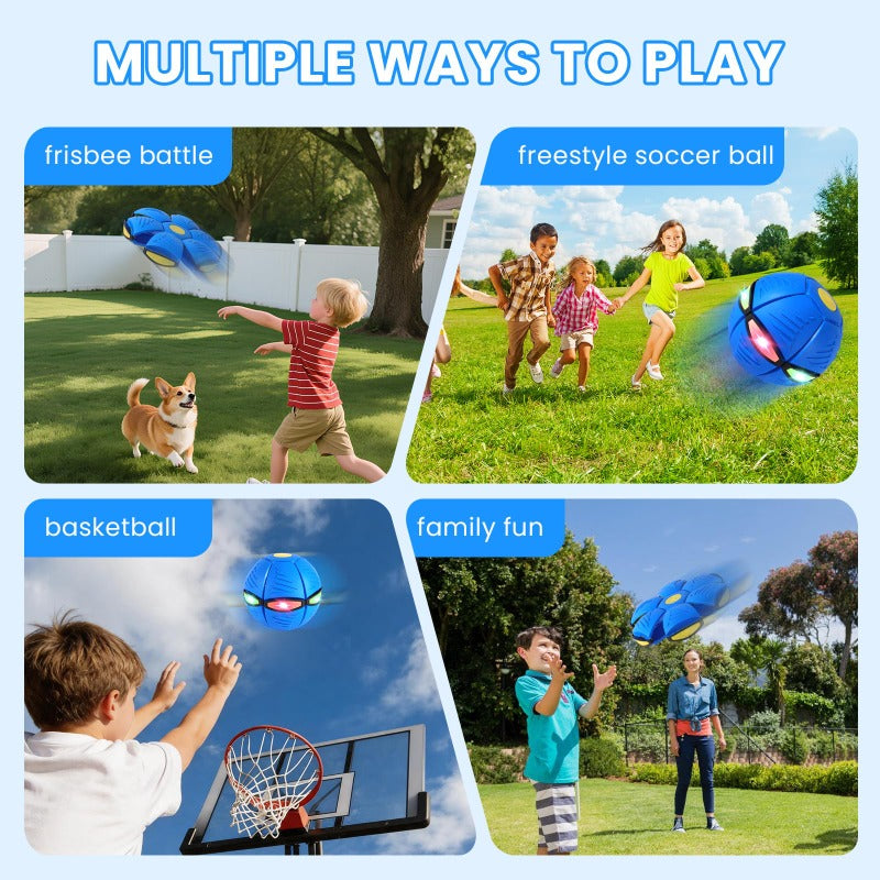 Transforming Saucer-Ball Toy