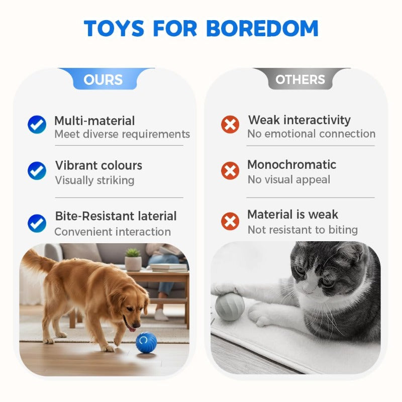 Electric Rolling Pet Toy Ball