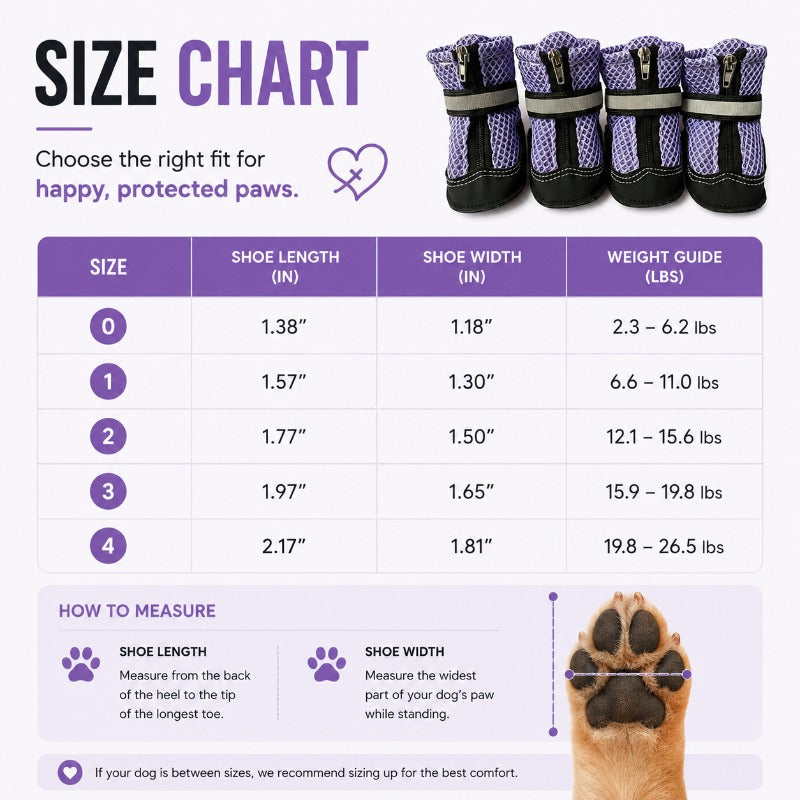 Breathable Mesh Dog Boots