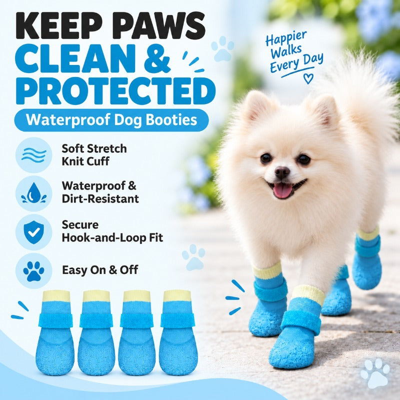 Waterproof Knit Dog Booties