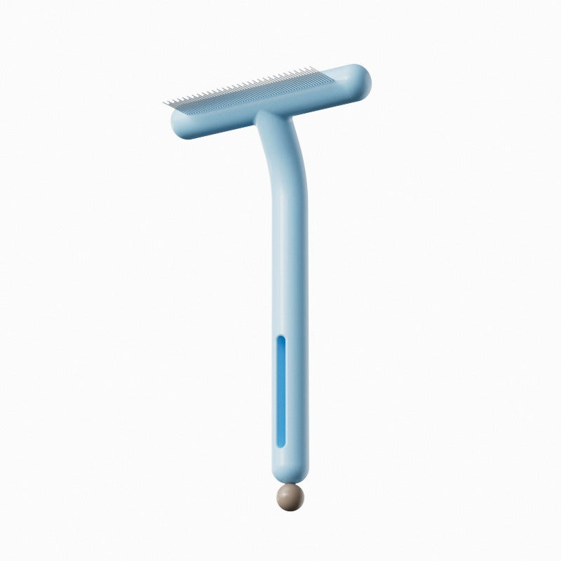 Dual-Layer Undercoat Grooming Rake