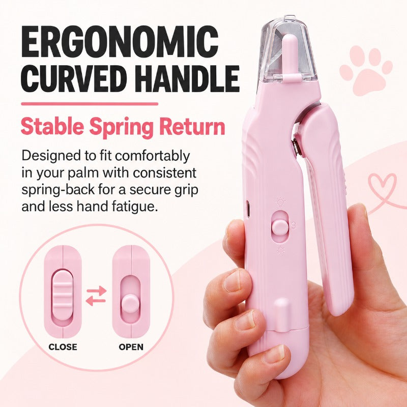 2-in-1 LED Pet Nail Clipper