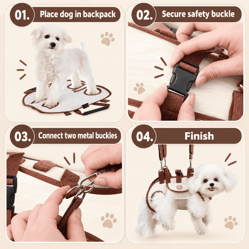EasyGo Crossbody Pet Carrier Harness
