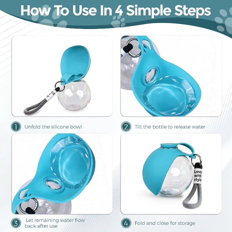 Dual-Purpose Pet Travel Bottle