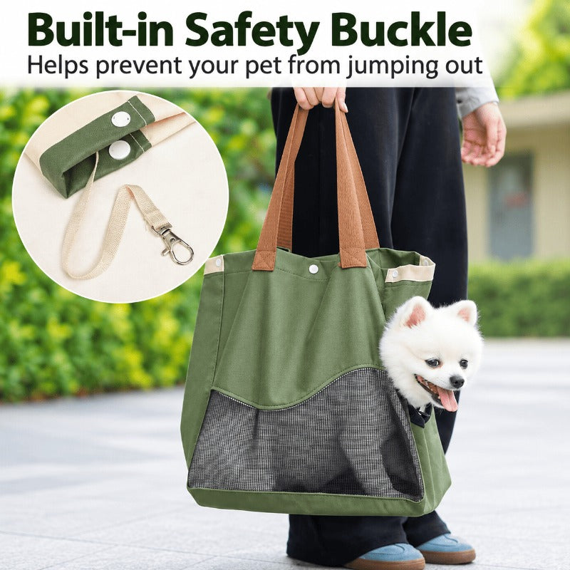 Breathable Canvas Pet Tote