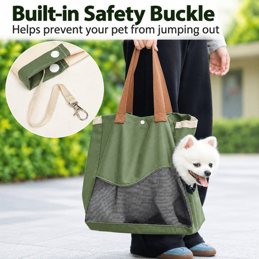 Breathable Canvas Pet Tote