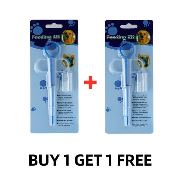 Pet Pill Syringe Dispenser ✦ Safe, Stress-Free Medication for Cats & Dogs